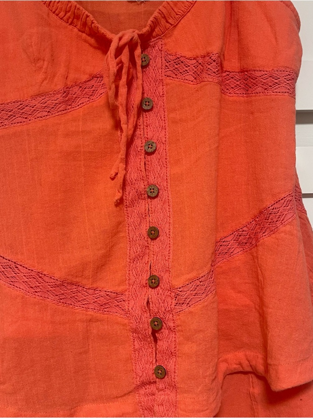 Free People Sundew Skirt Set Fusion Coral Sz L NWT - Picture 7 of 16